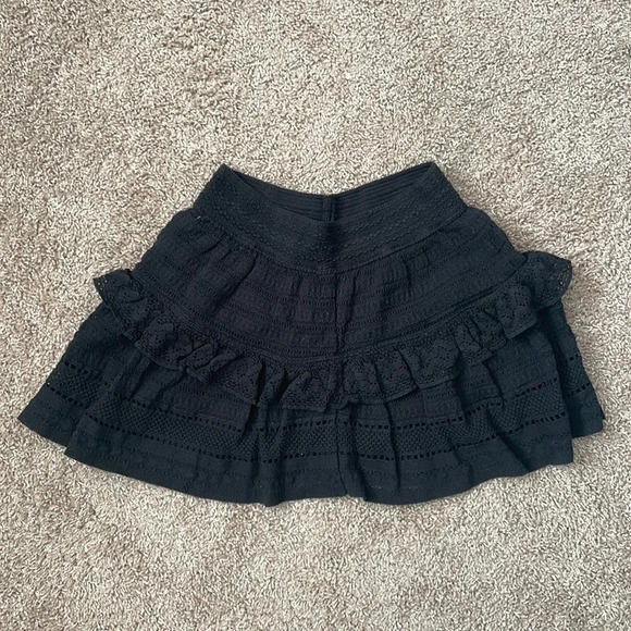 Black Aerie A-Line‎ skirt mini size small - Picture 1 of 5